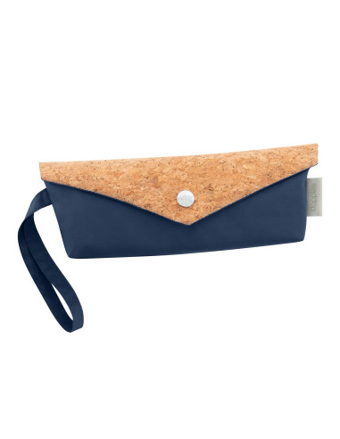 NATURE MINI Cork deep navy FSC® EKO dáždnik| Doppler