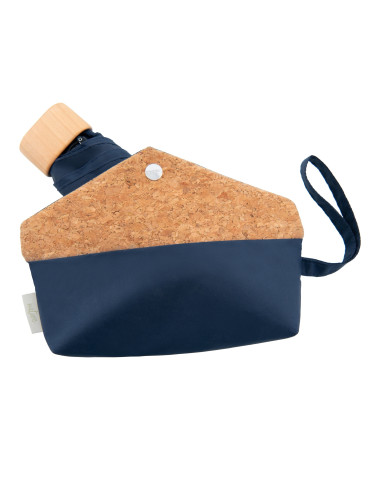 NATURE MINI Cork deep navy FSC® EKO dáždnik| Doppler