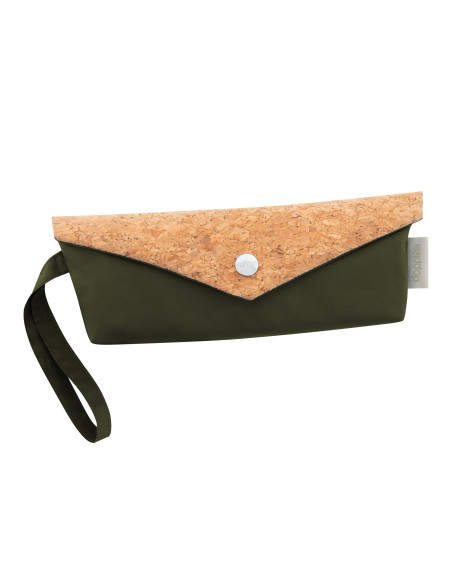 NATURE MINI Cork deep olive FSC® EKO dáždnik| Doppler