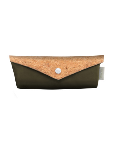 NATURE MINI Cork deep olive FSC® EKO dáždnik| Doppler