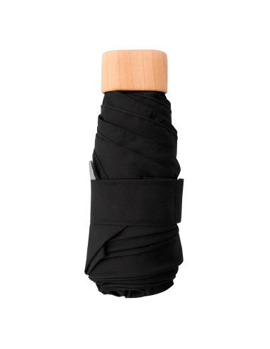 NATURE MINI Cork simply black FSC® EKO dáždnik| Doppler