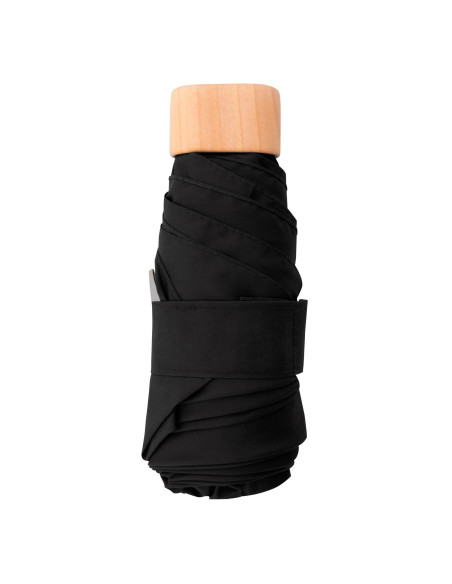NATURE MINI Cork simply black FSC® EKO dáždnik| Doppler