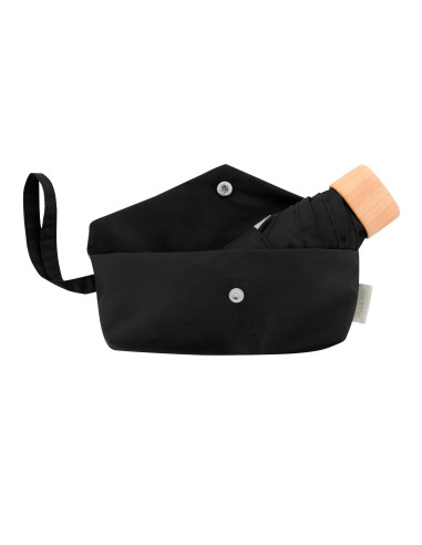 NATURE MINI Cork simply black FSC® EKO dáždnik| Doppler