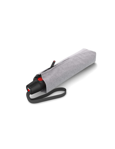 KNIRPS T.200 Medium Duomatic Melange grey | Plne automatický dáždnik | DOPPLER