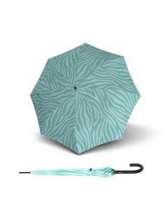 KNIRPS A.760 STICK AUTOMATIC Zebra Mint | Holový vystreľovací dáždnik | Doppler