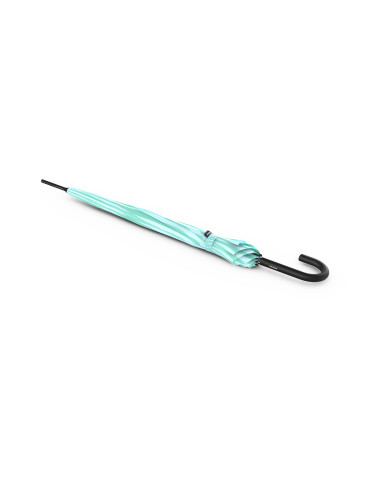 KNIRPS A.760 STICK AUTOMATIC Zebra Mint | Holový vystreľovací dáždnik | Doppler