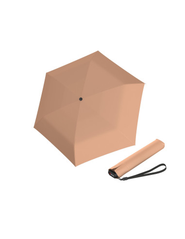 Knirps US.050 ultra light slim manual peach | ľahký dámsky skladací dáždnik | Doppler