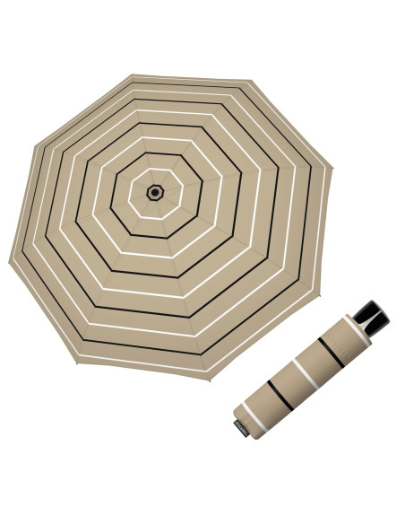 Mini Fiber Classy sand - dámsky skladací dáždnik | Doppler