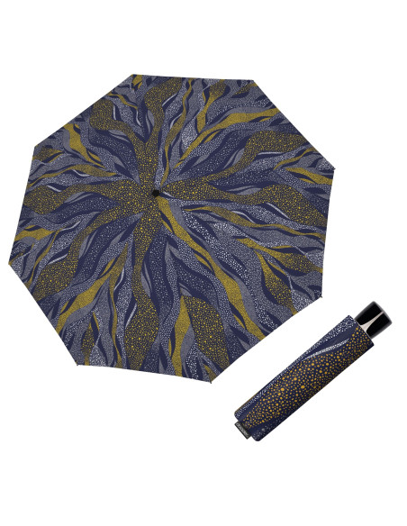 Mini Fiber Whisper blue - dámsky skladací dáždnik | Doppler