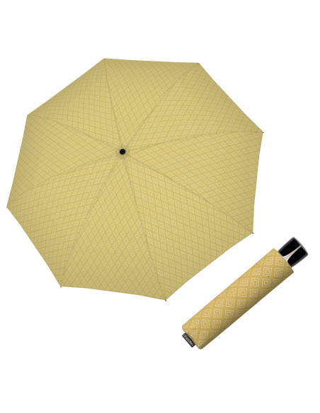 Mini Fiber Calm yellow - dámsky skladací dáždnik | Doppler