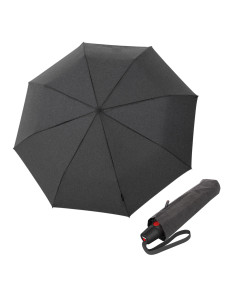 KNIRPS T.200 Medium Duomatic Melange black | Plne automatický dáždnik | DOPPLER