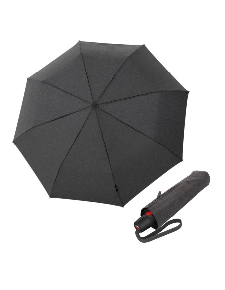 KNIRPS T.200 Medium Duomatic Melange black | Plne automatický dáždnik | DOPPLER