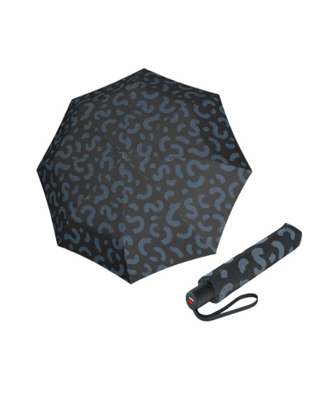Knirps A 200 Medium Duomatic Cone Black - elegantní plnoautomatický deštník | Doppler
