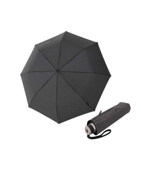 Knirps Chrome Matt Manual Melange Black | Doppler