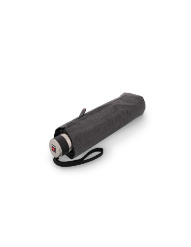 Knirps Chrome Matt Manual Melange Black | Doppler