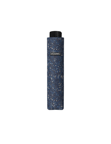 Fiber Havanna Spotlight Blue | Dámsky skladací dáždnik | Doppler