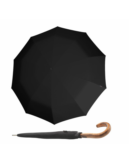KNIRPS S.770 LONG BLACK | pánsky holový dáždnik | Doppler